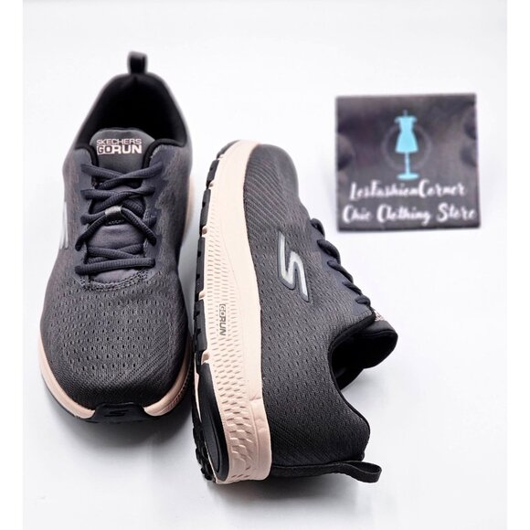 Skechers Women's Gray Pale Pink Go Go Run Consistent Running Shoes Sz 9.5 2152 - Picture 12 of 16